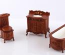Cj0029 - Set da bagno marrone