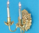Lp0130 - Lampada da parete con 2 candele