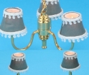 Lp0179 - Tre lampade classiche verdi