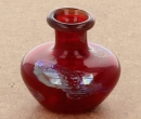 Tc0346 - Vaso decorazione rossa