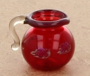 Tc0350 - Vaso decorazione rosso