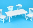 Cj0027 - Tavolo con quattro sedie