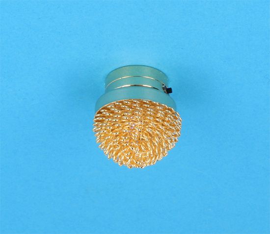 Sl4001 - Plafón dorado Leds