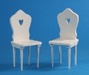Mb0713 - Zwei weiße Stühle