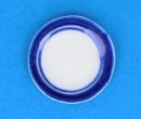 Cw1301 - Plate with blue edges