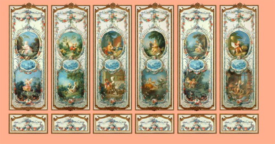Wm34790 - Carta da parati decorata