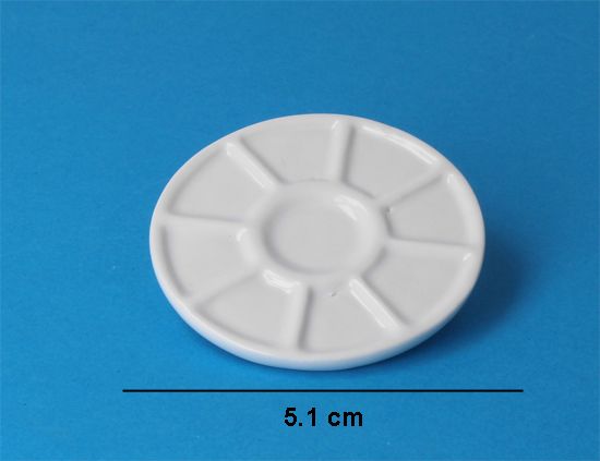 Cw1002 - White tray with sections