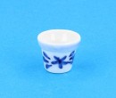Cw3008 - Porcelain flowerpot