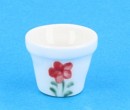 Cw3021 - Porcelain flowerpot