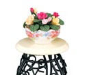 Re17047 - Tavolino con fiore