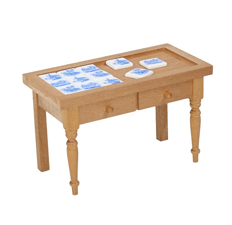 Re17629a - Mesa con teselas