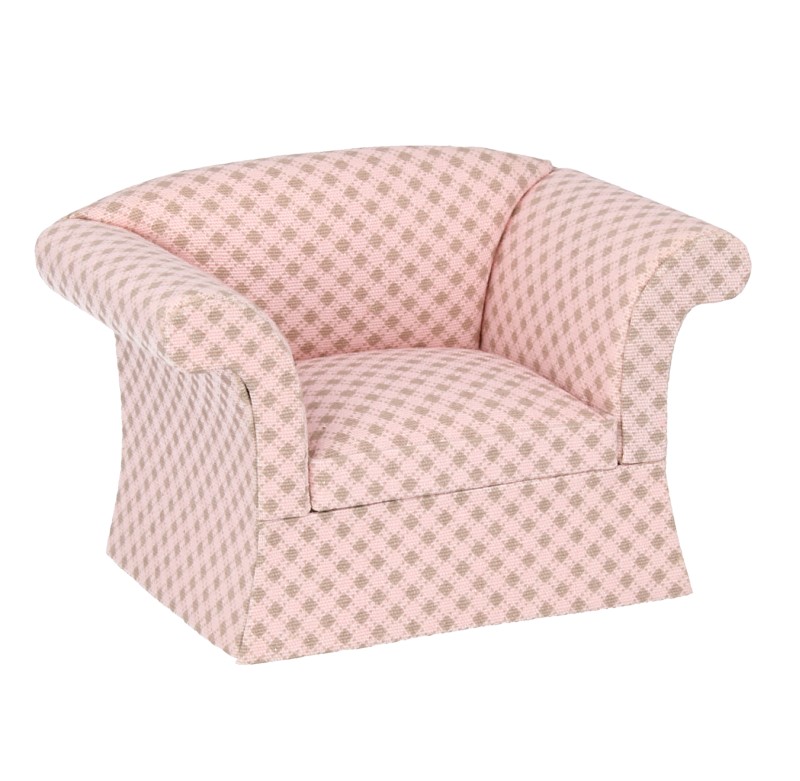 Sl5254 - Fauteuil rose