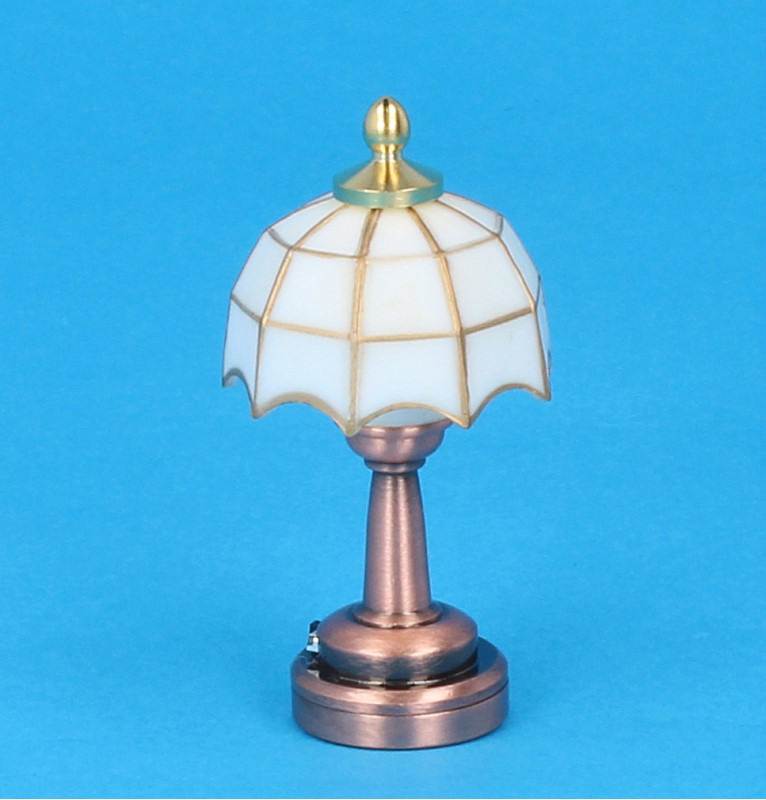 Sl4002 - Tiffany blanca de mesa Leds