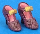 Tc0484 - Chaussures à talons lilas 