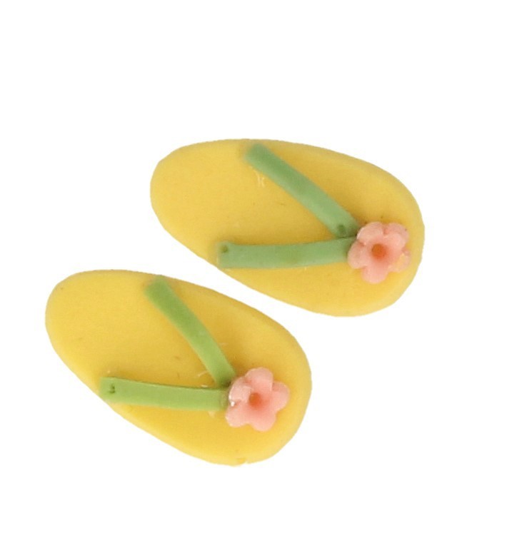 Tc2361 - Tongs jaunes 