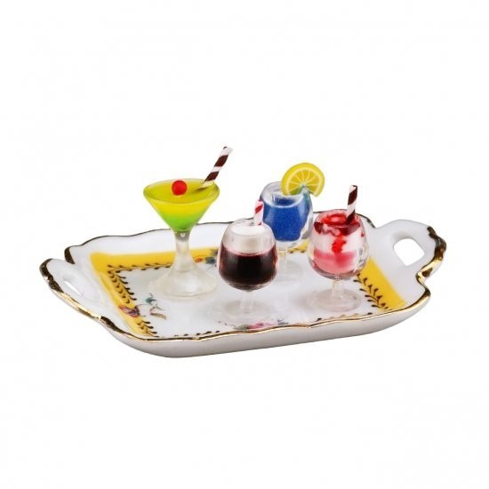Re14665 - Bandeja con cócteles