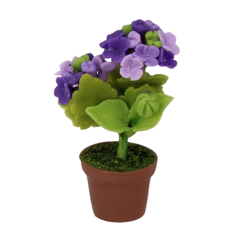 Sm4765 - Maceta con flores lilas