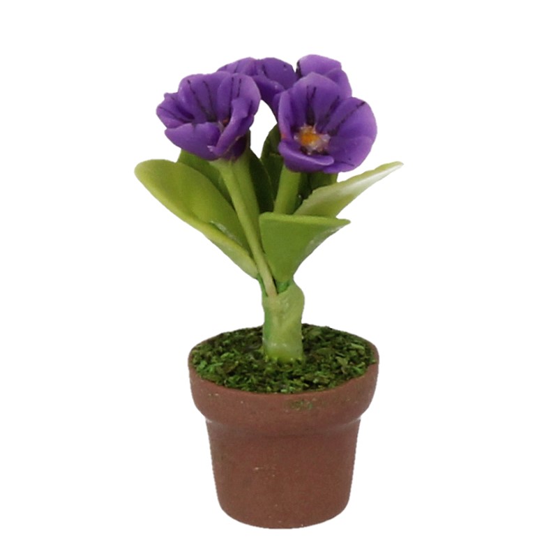 Sm4777 - Maceta con flores lilas