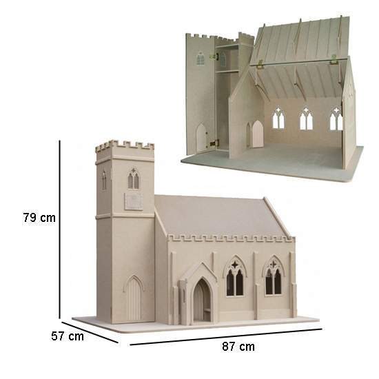 Bm005 - Eglise en kit 
