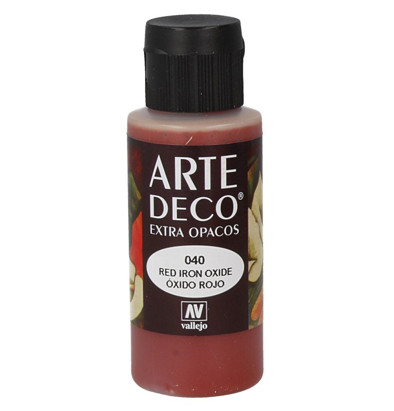 Pt0040 - Peinture acrylique rouge oxyde de fer