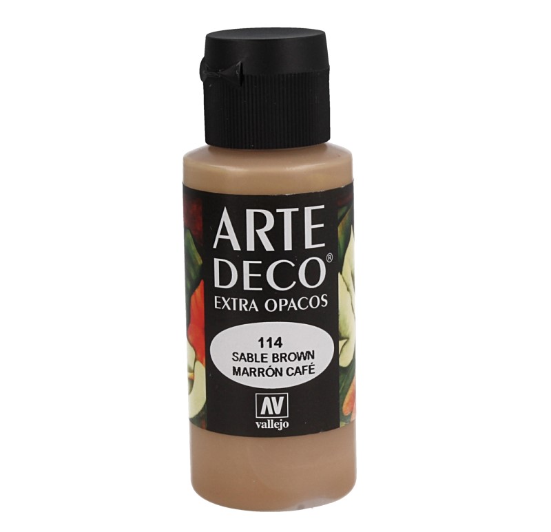 Pt0114 - Peinture acrylique brunatre