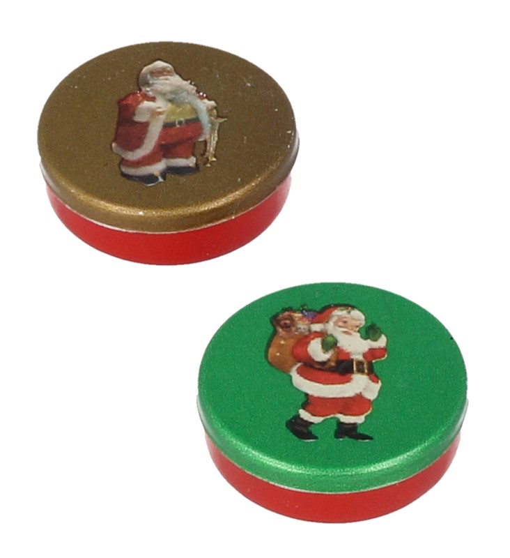 Nv0029 - Deux boîtes metalique de Noël