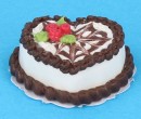 Sm0109 - Gâteau au chocolat en forme de coeur