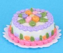 Sm0117 - Cream Cake with Flowers