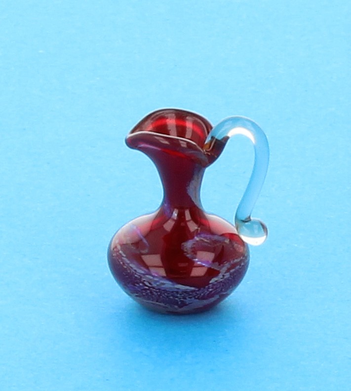 Tc0344 - Pichet décoration rouge