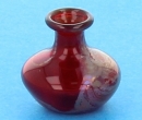 Tc1499 - Vase décoration rouge 