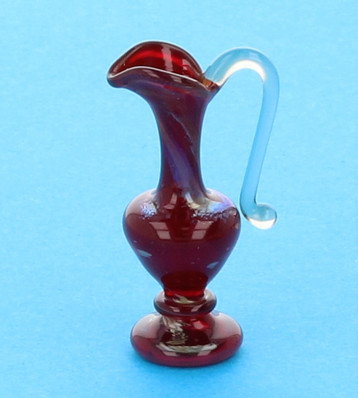 Tc1941 - Pichet décoration rouge