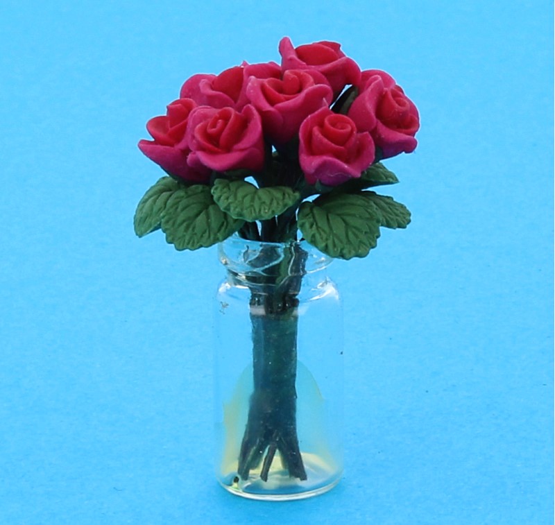 Tc2586 - Vase avec des roses