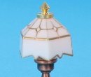 Lp0156 - White triangular Tiffany lamp