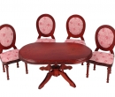 Cj0040 - Tisch und vier Stühle 