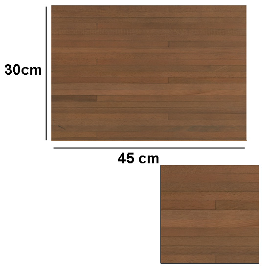Holznachbildung Puppenhaus 1:12 Papier. 1,4x40 cm. 8,73EUR/Meter Parket Kante 