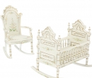 Cj0042 - Cot and rocking chair