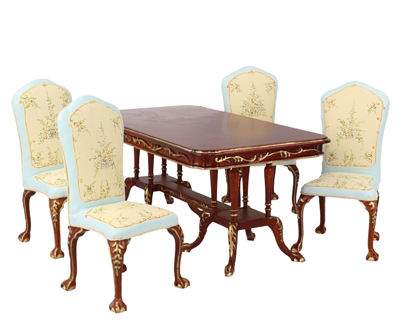 Cj0085 - Table avec 4 chaises 