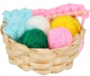 Tc0866 - Basket with wol yarn balls