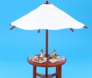 Re18141 - Table avec parasol