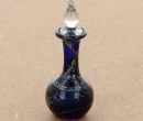 Tc0330 - Bottiglia da liquore decorazione blu