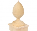 Cp0025 - Wooden Acorn Finial