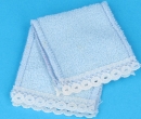 Tc0759 - Zwei blaue Handtücher 
