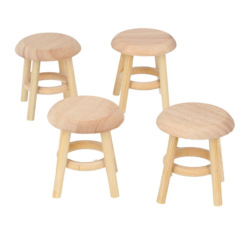 Mb0083 - Quatre tabourets