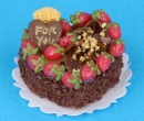 Sm0080 - Gâteau coeur au chocolat et aux fraises