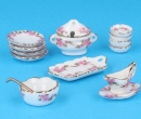 Vp0036 - Zuppiera decorazione rose