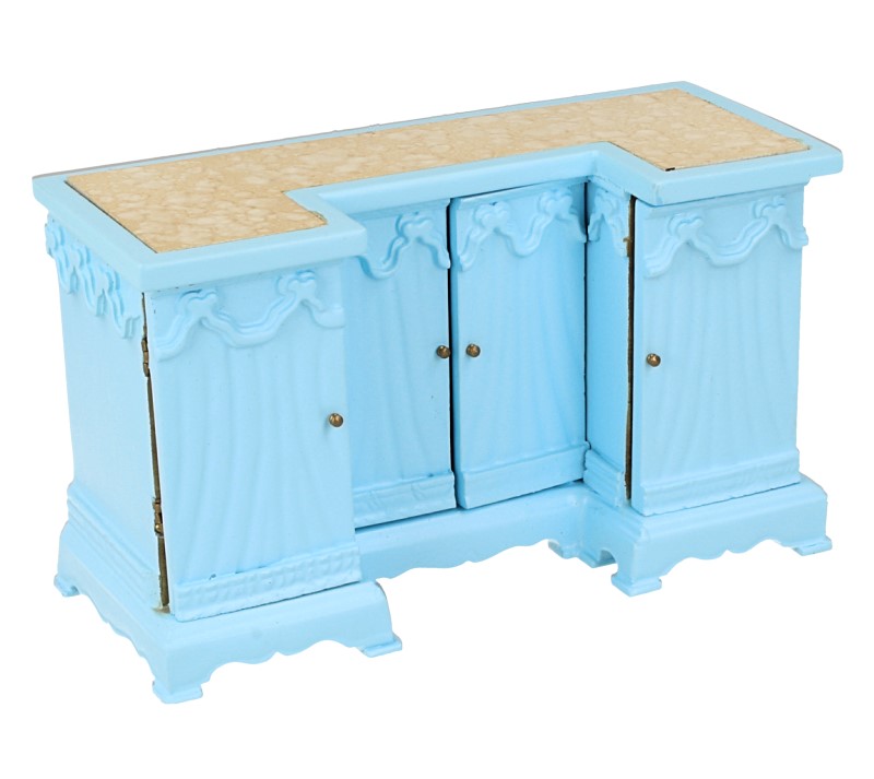 Mb0404 - Coiffeuse bleue