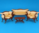 Cj0093 - Set divano dorato