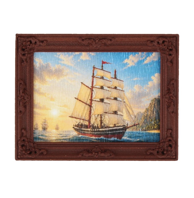 Tc1365 - Schiff Gemälde