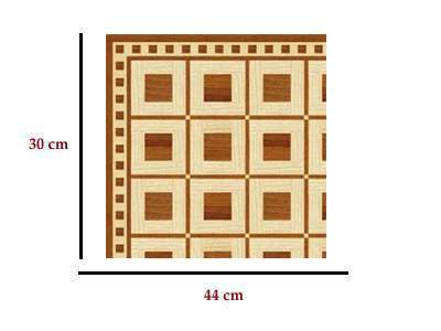 Em4412 - Parkettpapier mit Quadraten