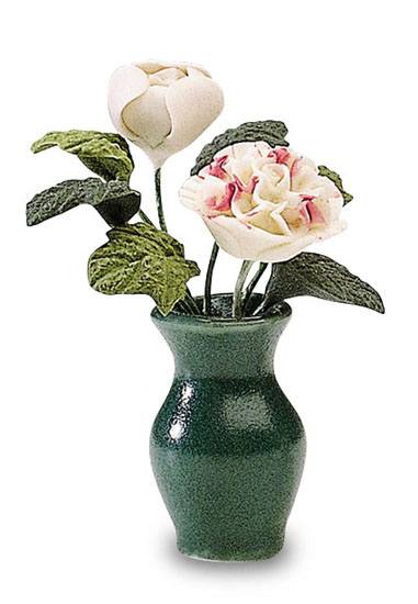 Fleur Blanche Et Rose